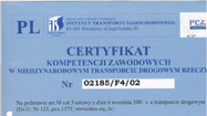 Certyfikat kompetencji zawodowych